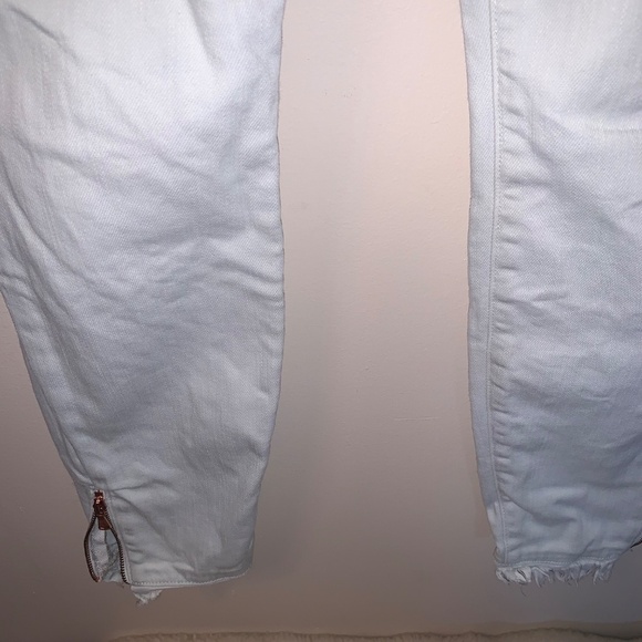 Fidelity Joey Zip Crop Mid Rise Ultra Slim Jeans 27 - Picture 8 of 12